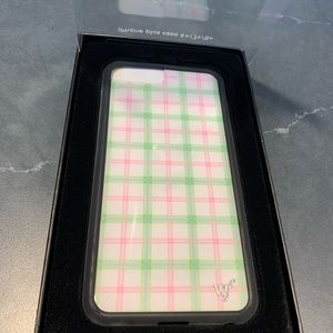 Wildflower Case for IPhone 6/7/8+, pastel plaid, new in box!